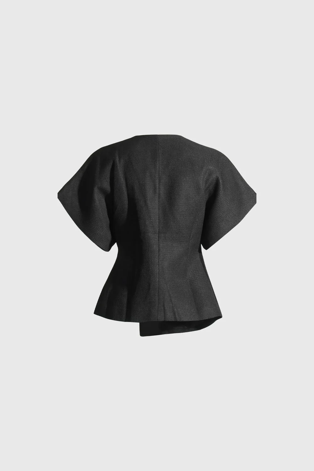 Single Buttoned Waistcoat - Black - Image 3