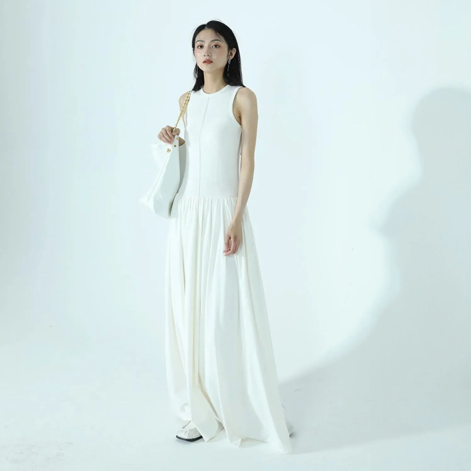 ALENA SleeveLESS PUFF Dress - Image 3
