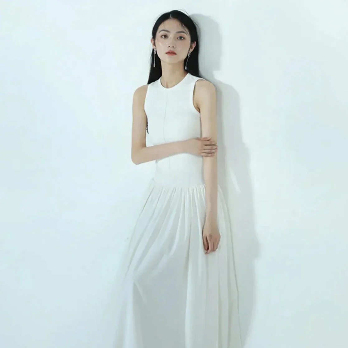 ALENA SleeveLESS PUFF Dress - Image 4