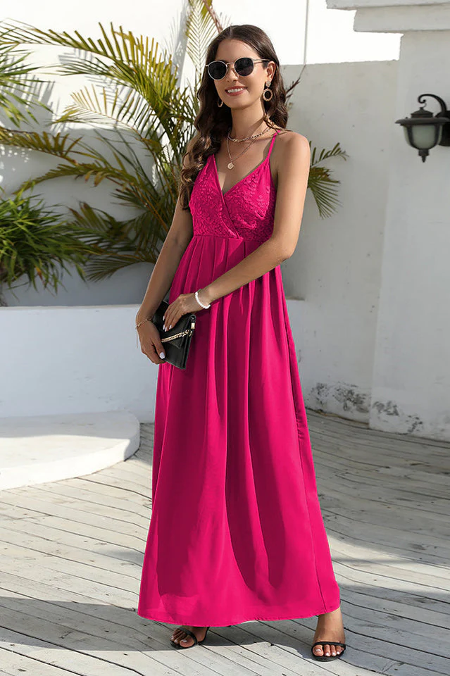 Sleeveless Lace-Up Backless Maxi Dress - Image 11