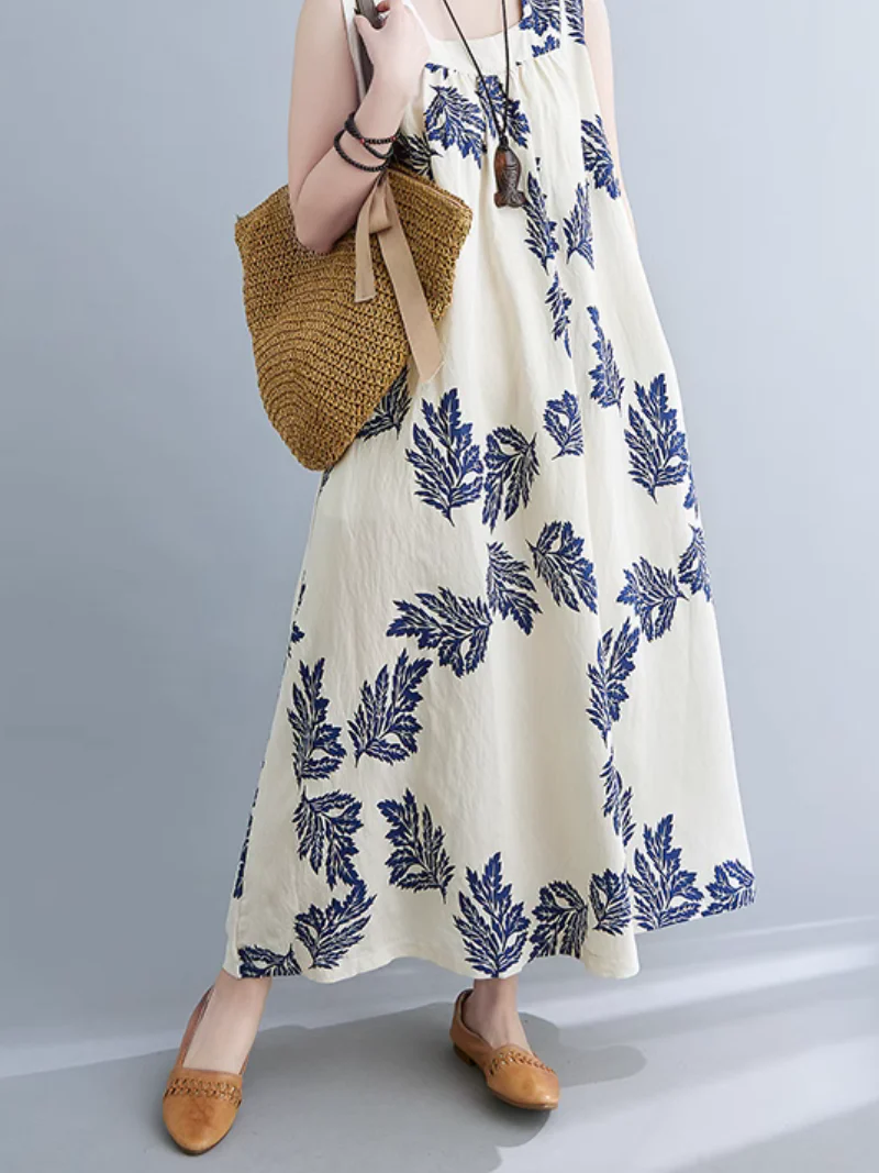 Sleeveless Tiered Comfy A-Line Dress - Image 2