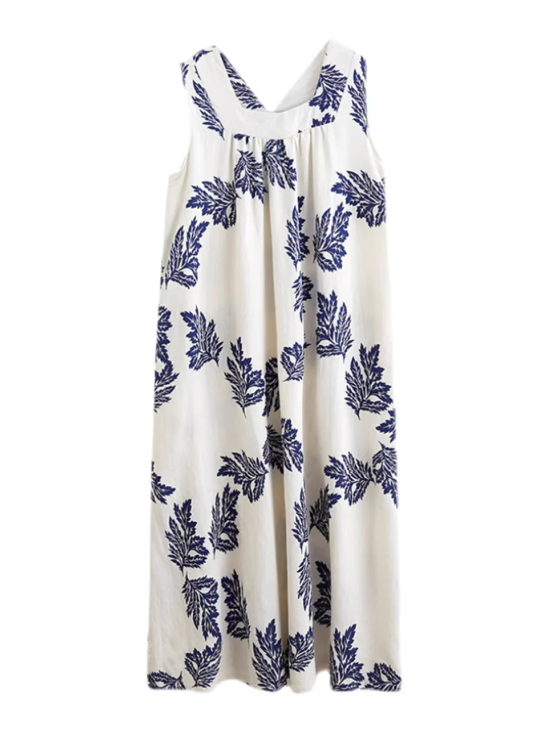 Sleeveless Tiered Comfy A-Line Dress - Image 4