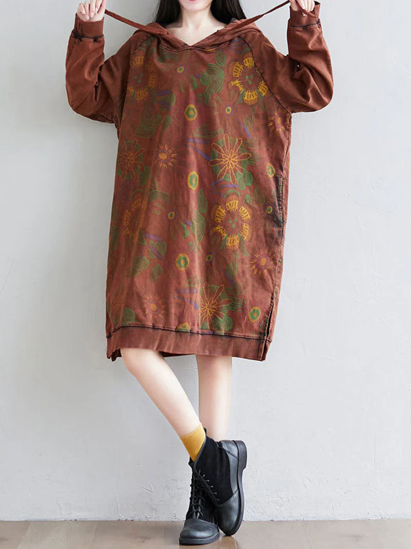 Smile You Fake Hooded Dress - Image 2