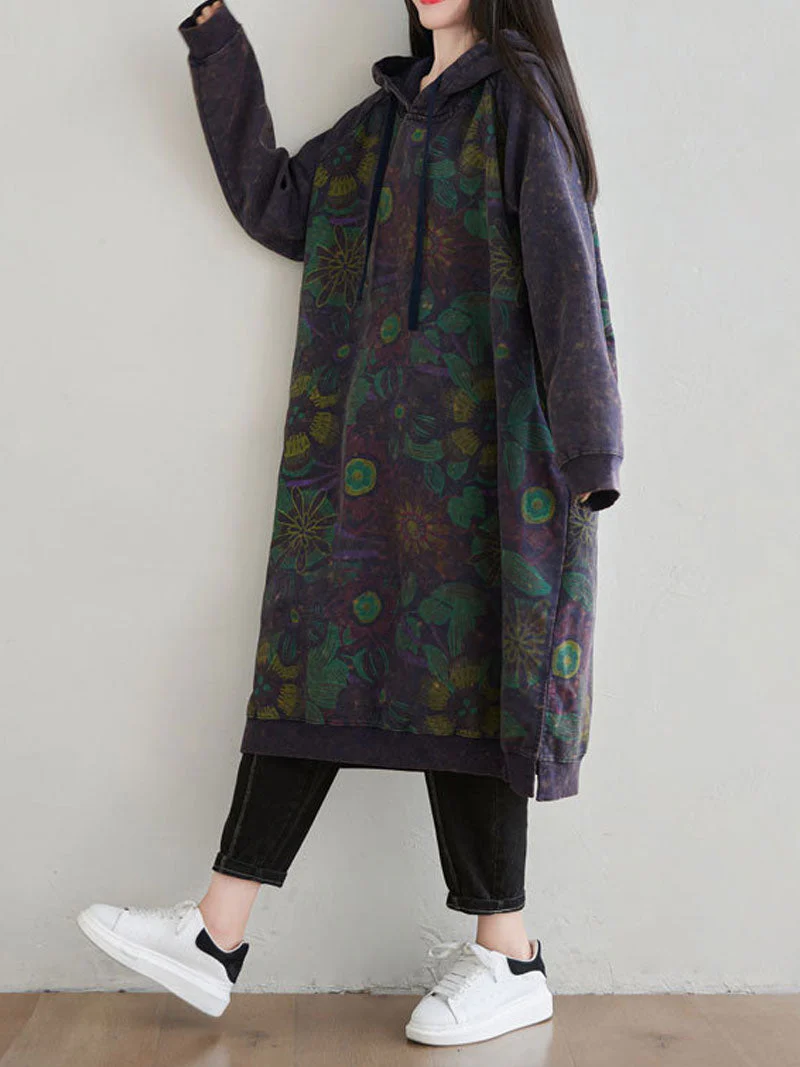 Smile You Fake Hooded Dress - Image 5