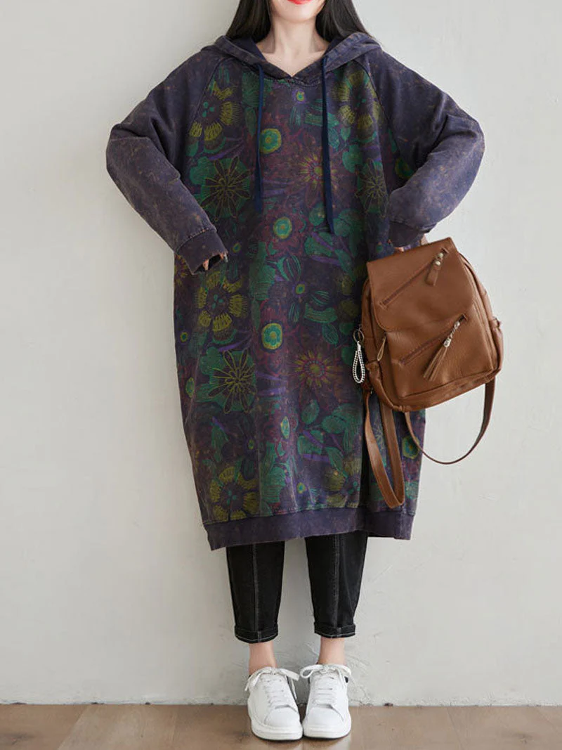 Smile You Fake Hooded Dress - Image 7