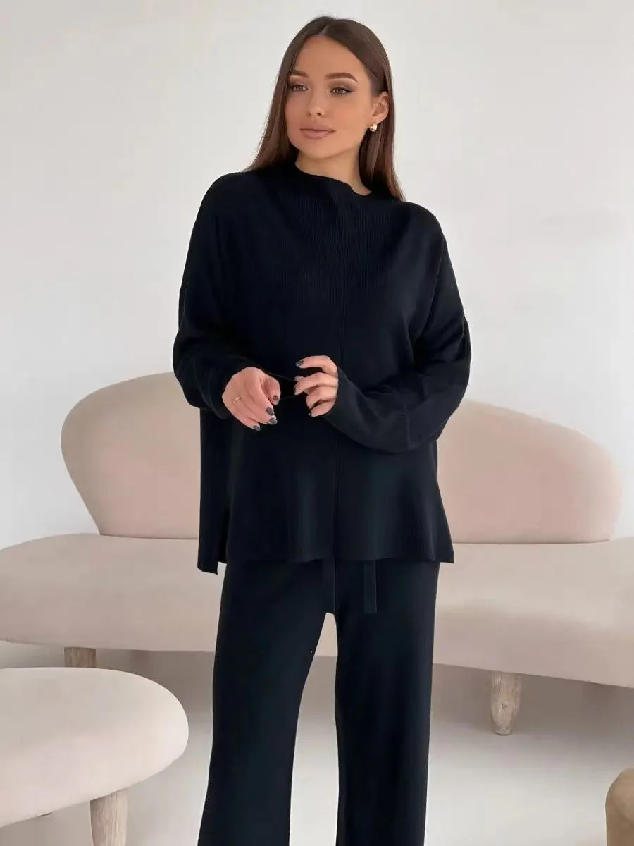 Solid Color Split Two Piece Set - Image 9