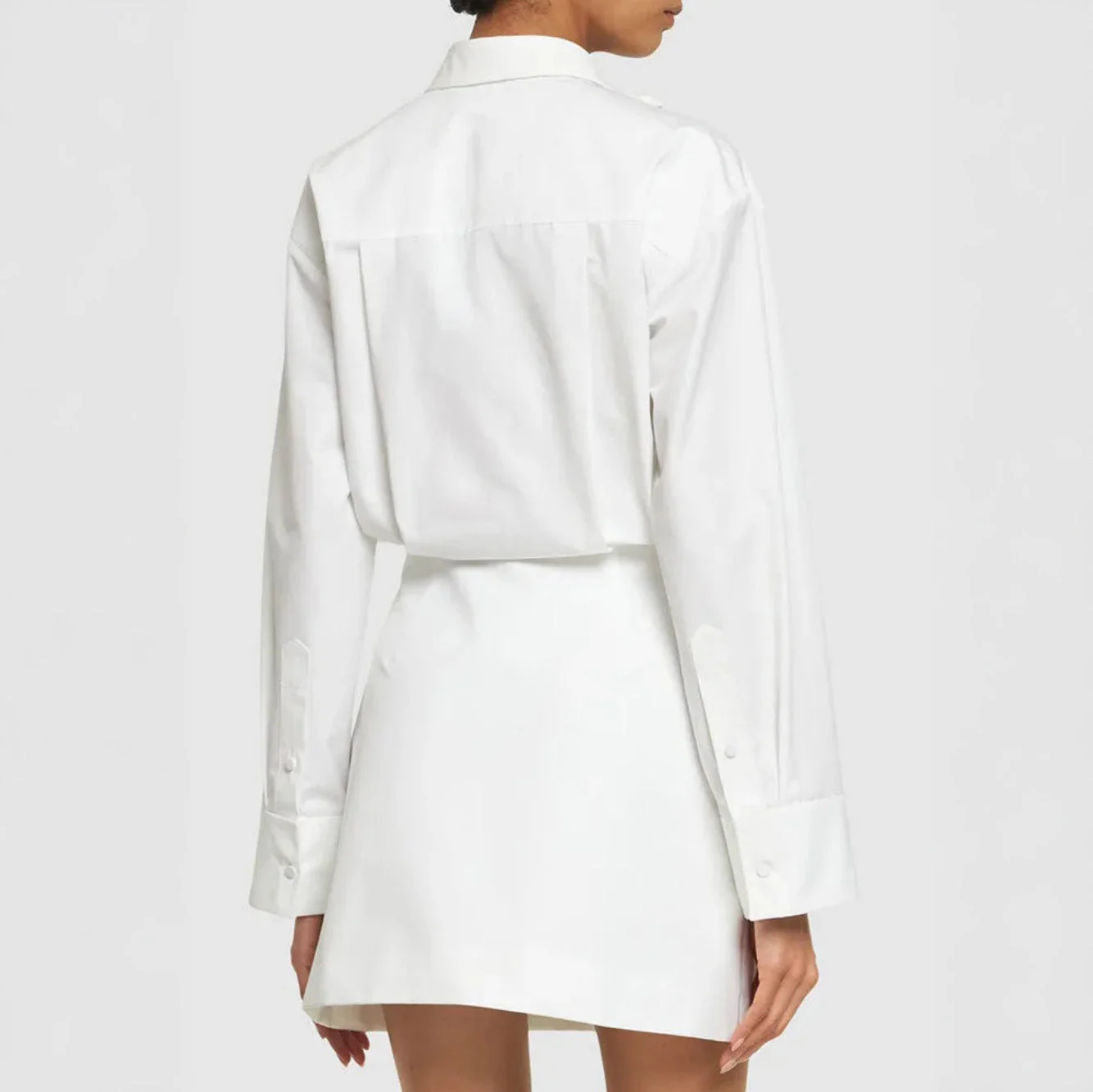 Hollow Out SPLICED APPLIQUES Dress - Image 2