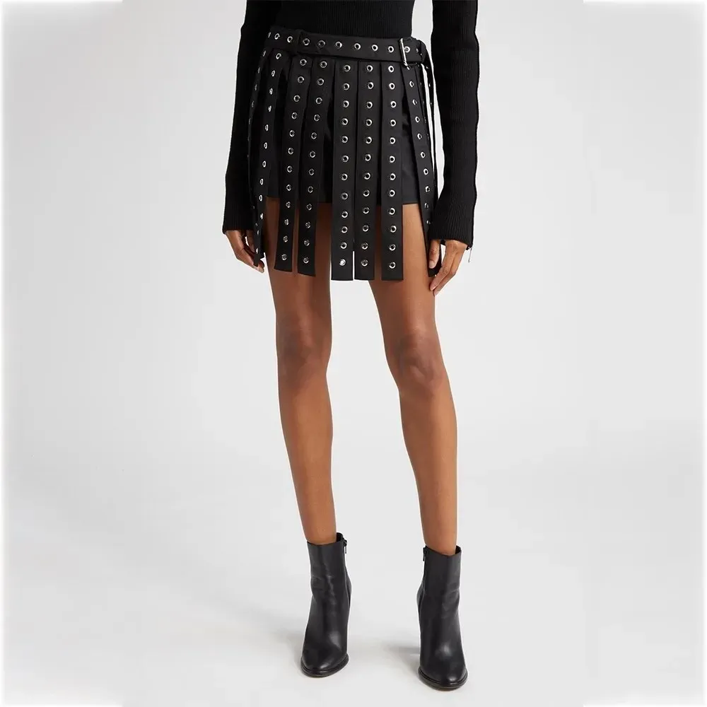 Black STRAPPY Belted Blazer - Image 7