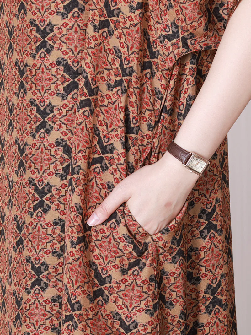 Sound Of Love Round Neck A-line Dress - Image 3