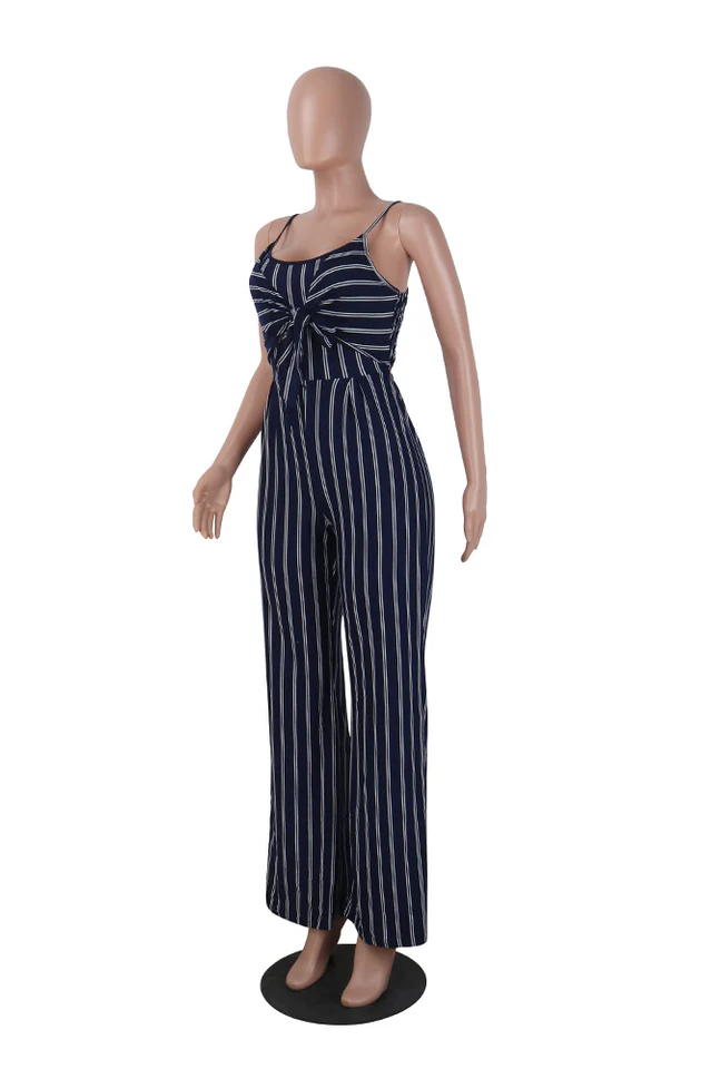 Spaghetti Strap Sleeveless Backless Jumpsuit - Image 4