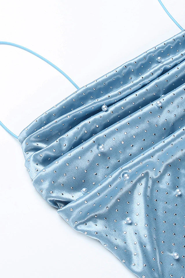 Spaghetti Strap Sling Mini Dress - Image 6