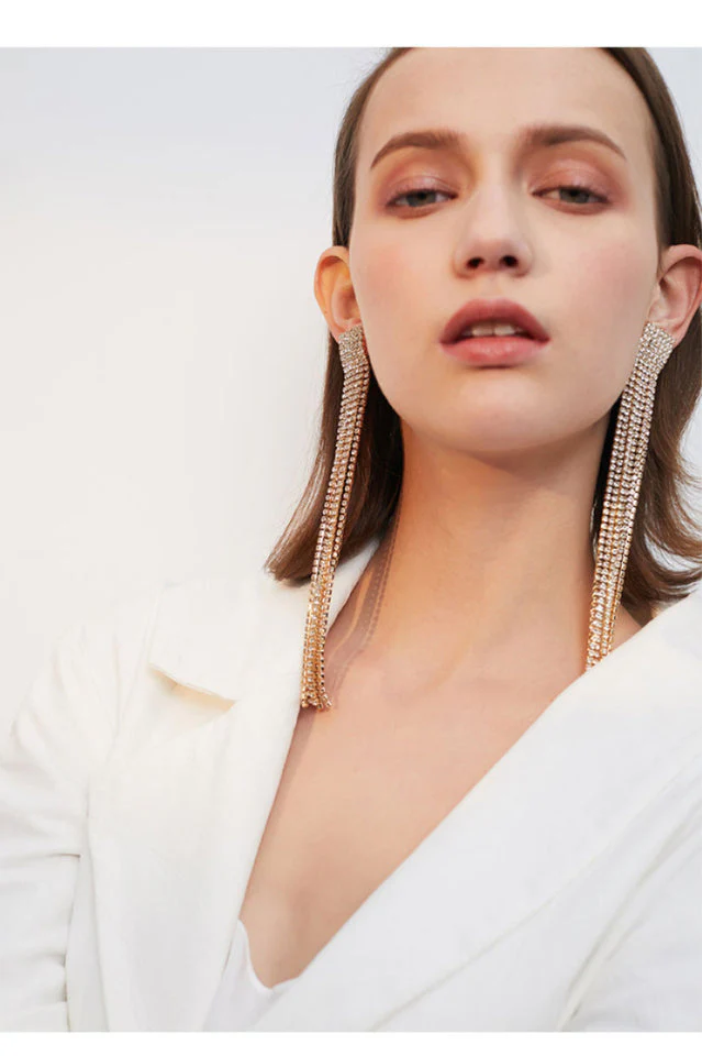 Sparkling Rhinestone Crystal Earrings - Image 6