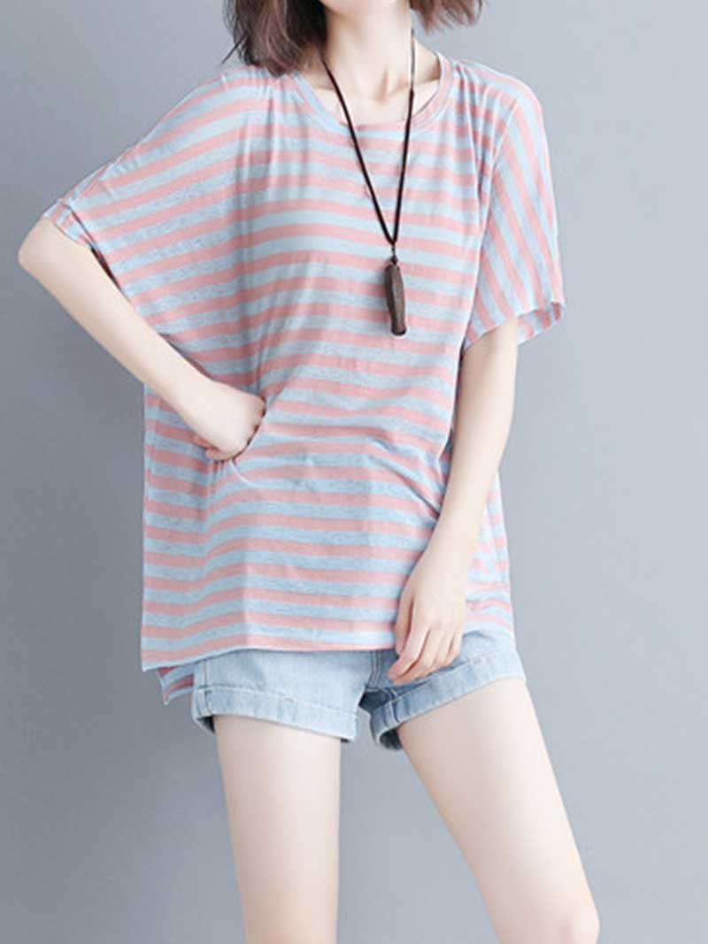 Spread The Love Stripes Cotton Top - Image 3
