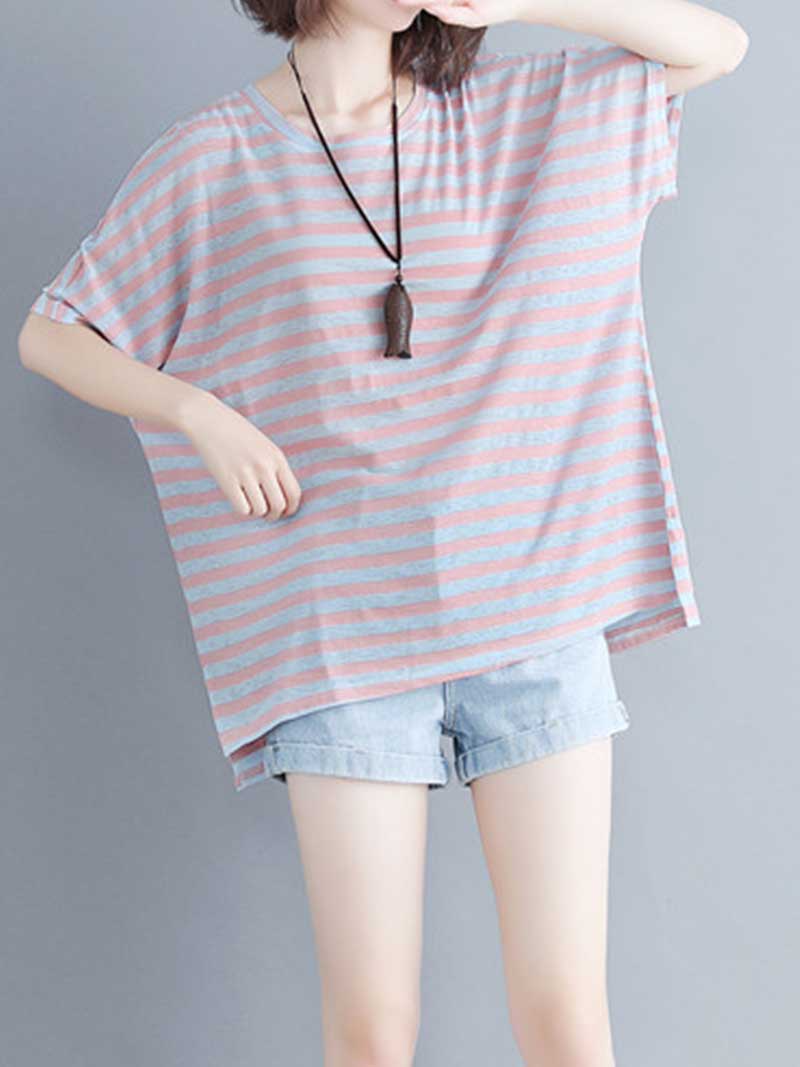 Spread The Love Stripes Cotton Top - Image 4