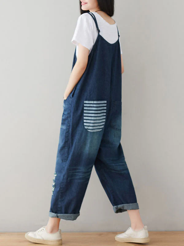 Standout Attitude Denim Overalls - Image 2
