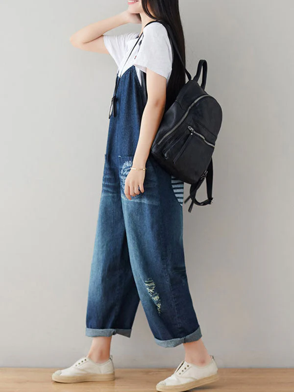 Standout Attitude Denim Overalls - Image 4