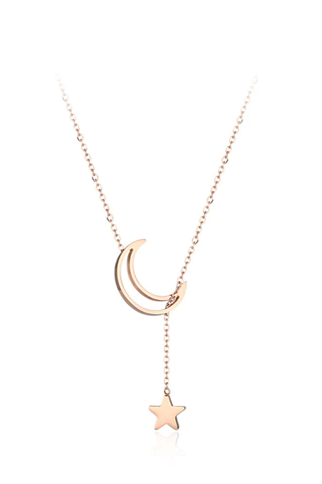Star & Moon Pendant Necklace - Image 10