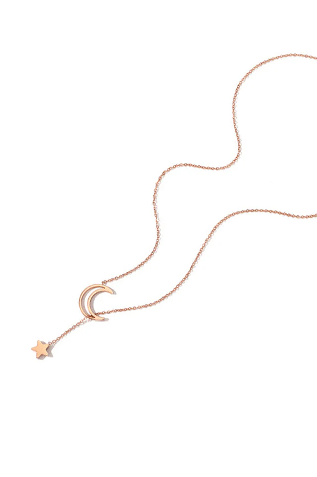 Star & Moon Pendant Necklace - Image 11