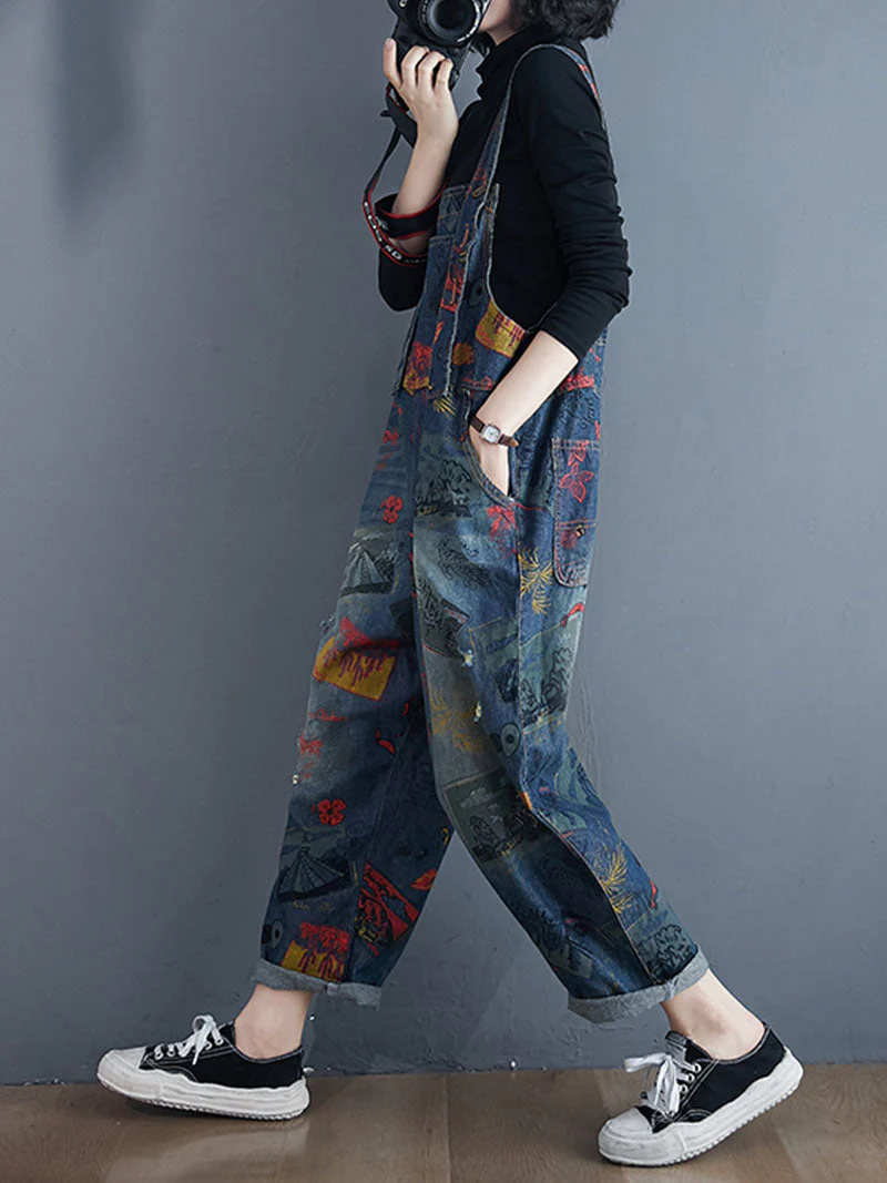 Stay Drippin Cotton, Denim Overall Dungarees - Image 3