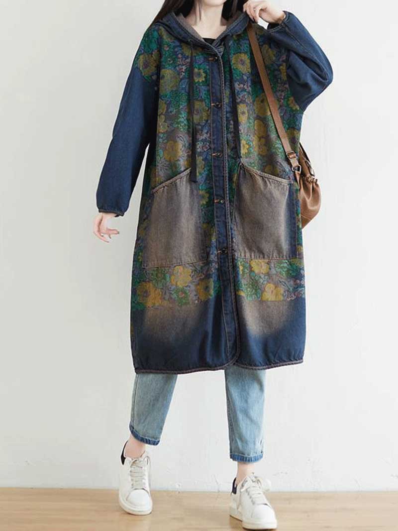 Stay Together Hooded jacket Style Midi Dress - Image 3