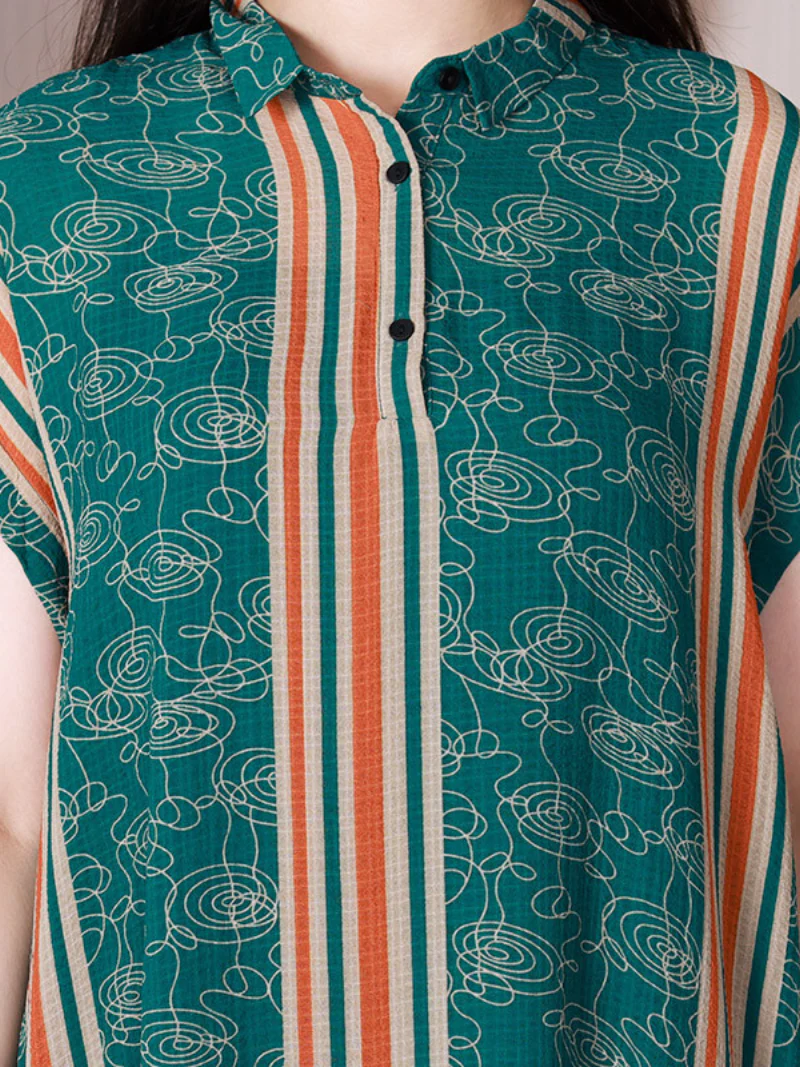 Stay With Me Lapel Collar A-line Dress - Image 2
