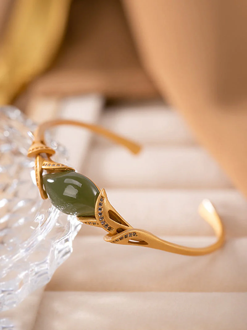 Story Of Love Jade  Bracelet - Image 2
