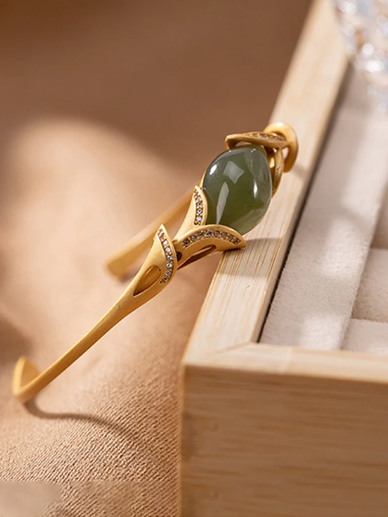 Story Of Love Jade  Bracelet - Image 3