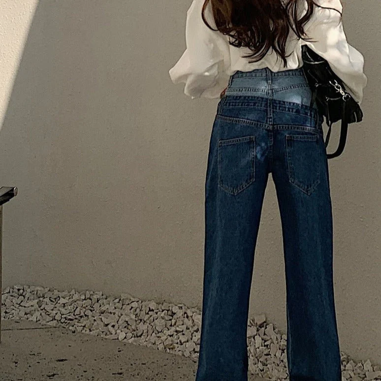 RENHO DOUBLE Waist JEANS - Image 3