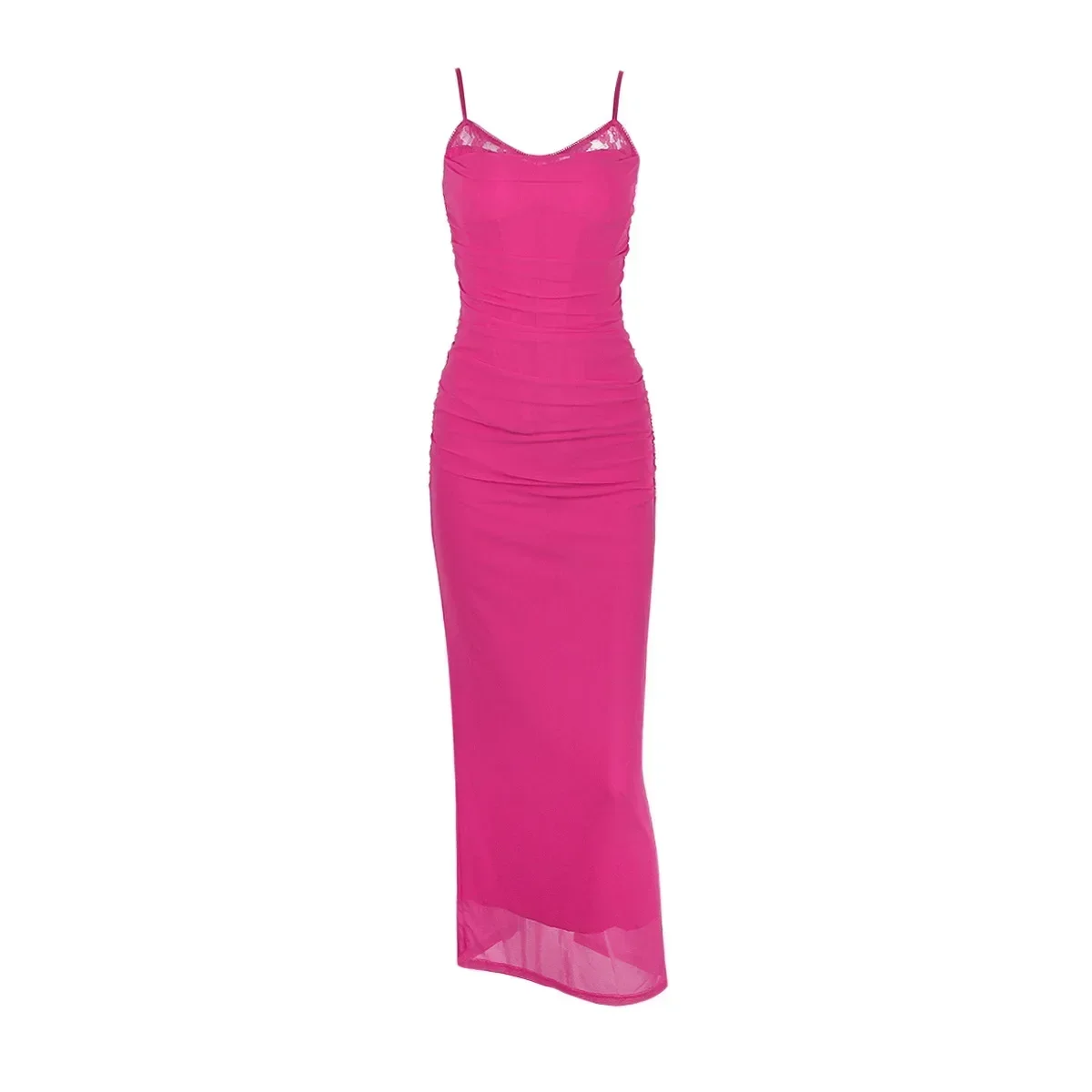 POSTO BODYCON MAXI Dress with STRAPS - Image 12
