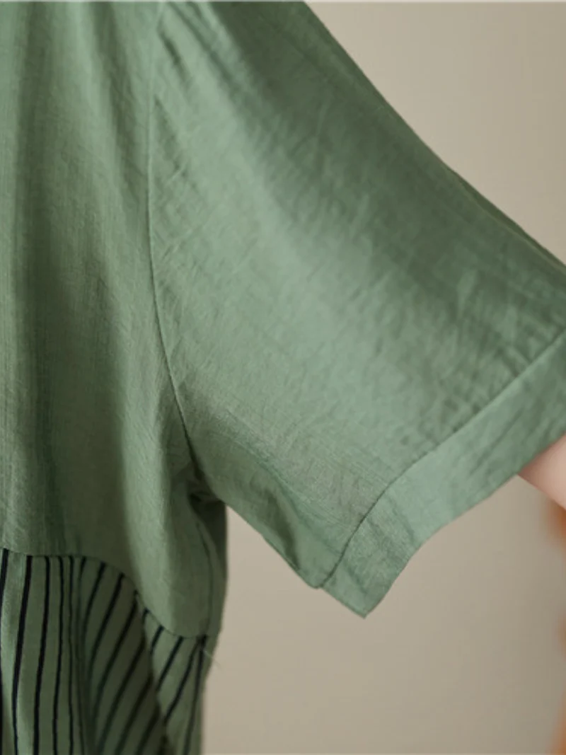 Sunshine Haven Graceful Striped Tops - Image 4