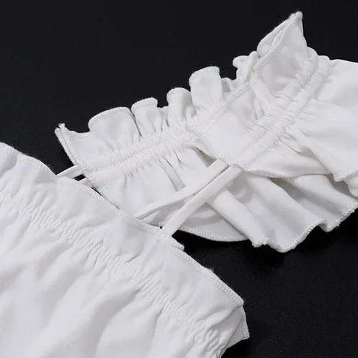 WHITE PLEATED TOP and Mini Skirt SET - Image 10