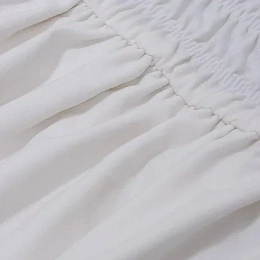 WHITE PLEATED TOP and Mini Skirt SET - Image 14