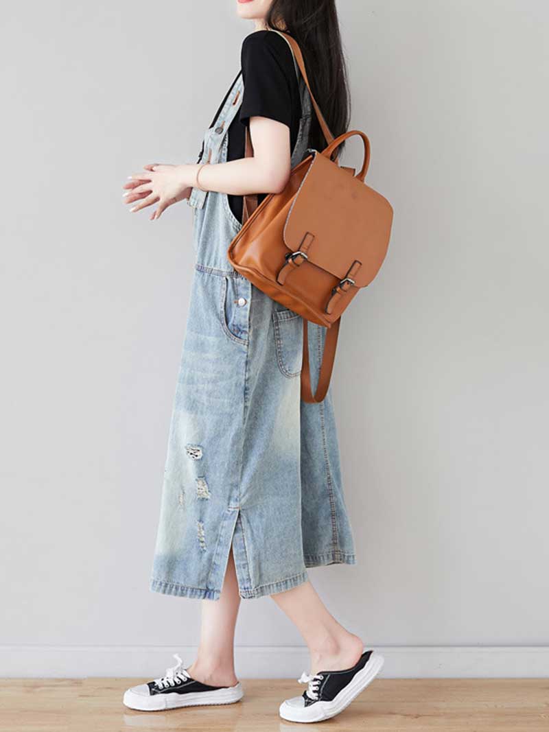 Take My Number Overall Midi Dress - Image 3
