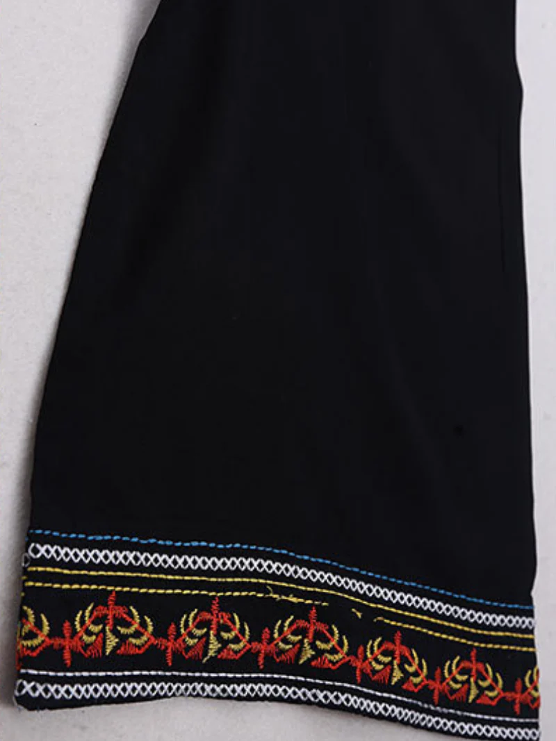 Take My Soul Rayon Black Kimono Jacket - Image 3