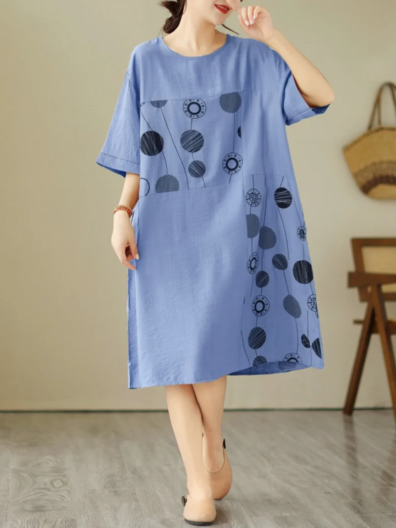 Take My Soul Round neck A-line Dress - Image 11