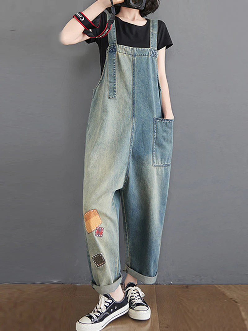 The Beauty Inside Patch Overall Dungaree - Image 5