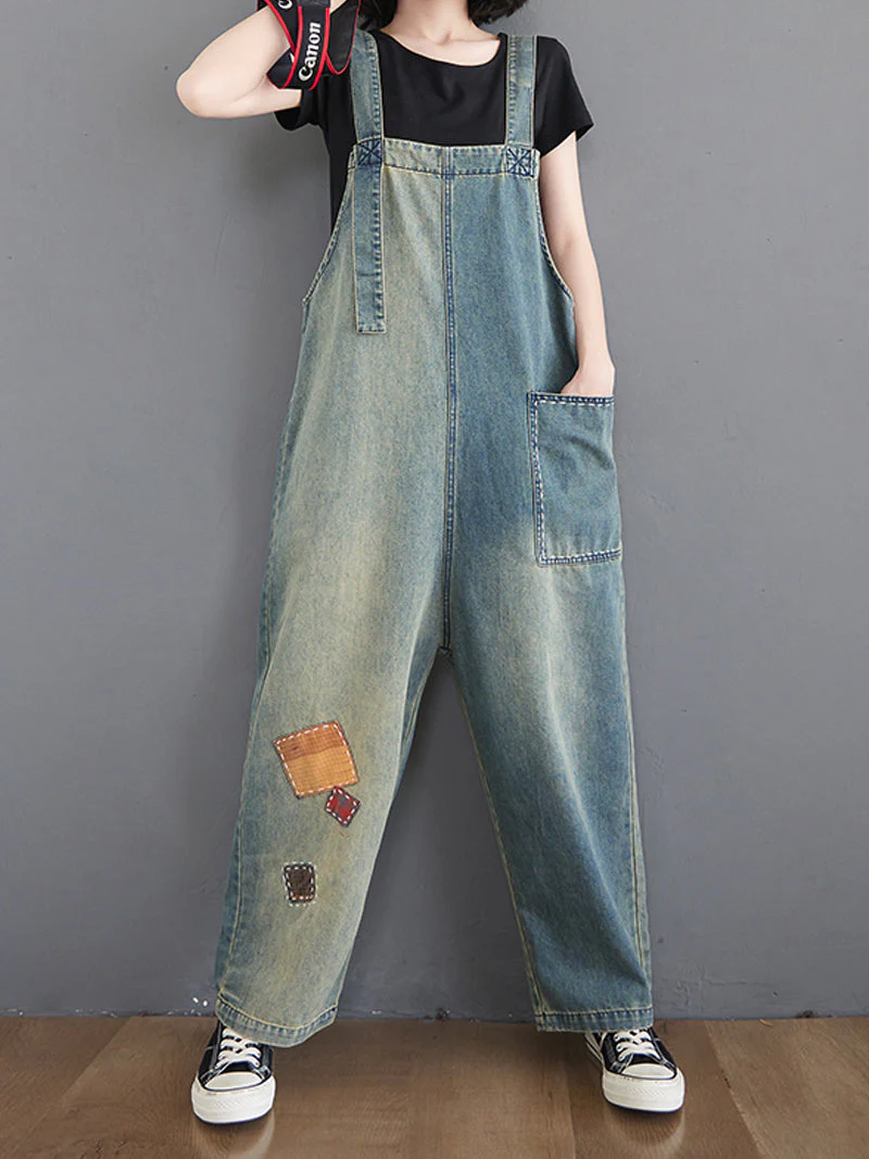 The Beauty Inside Patch Overall Dungaree - Image 6