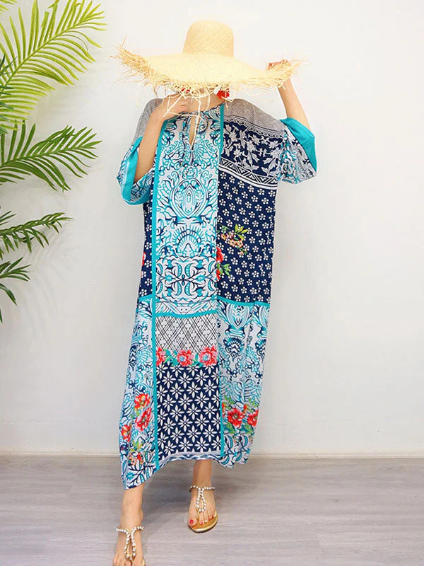 The Josie Retro Style Loose Bohemian Maxi Dress - Image 2