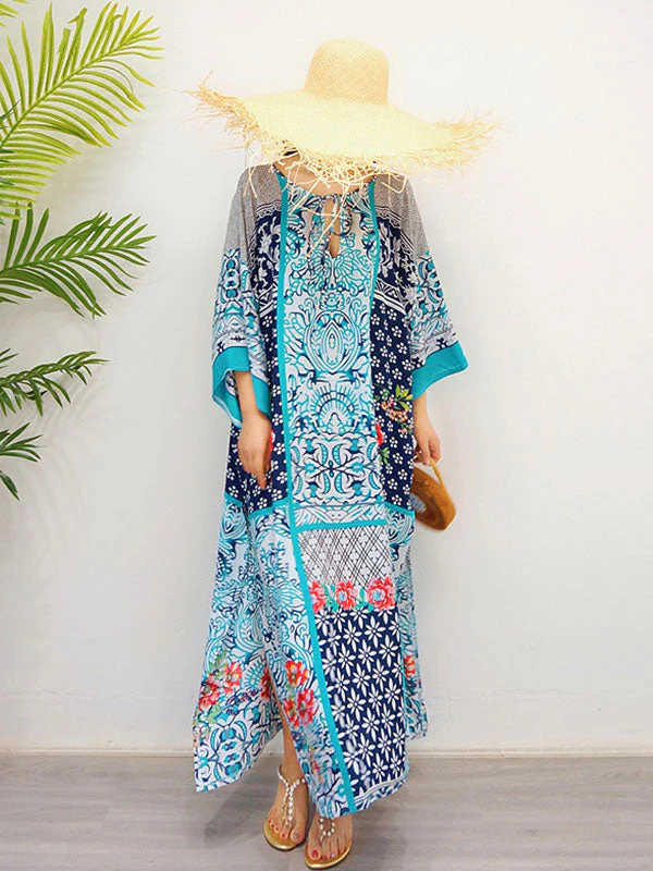 The Josie Retro Style Loose Bohemian Maxi Dress - Image 3