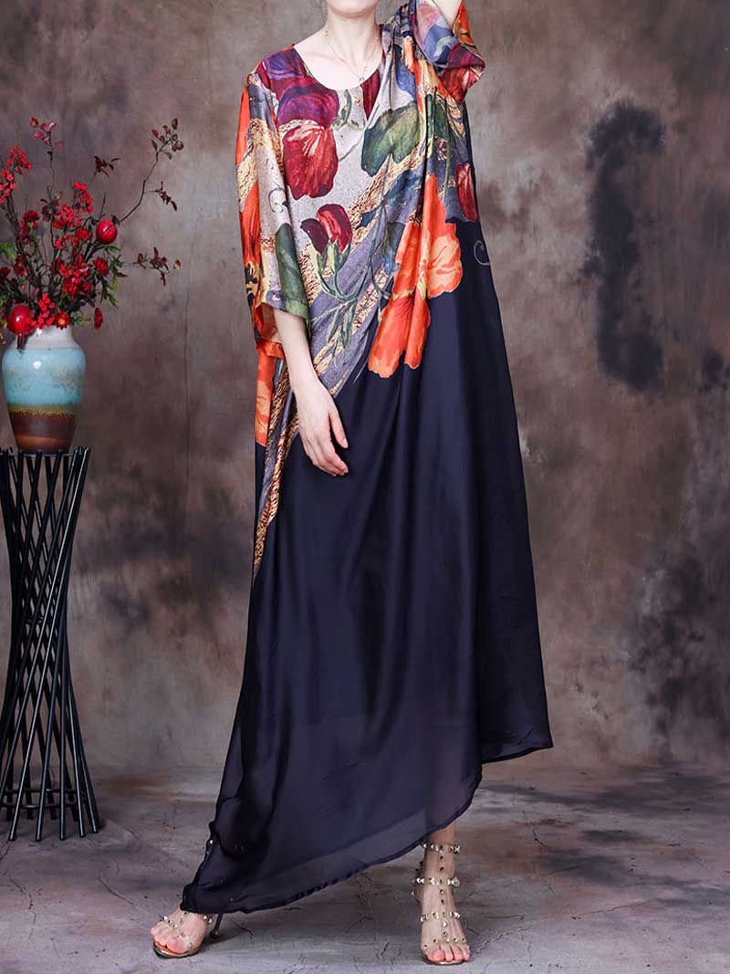 The Lazy Song Printing Maxi Dress - Image 10