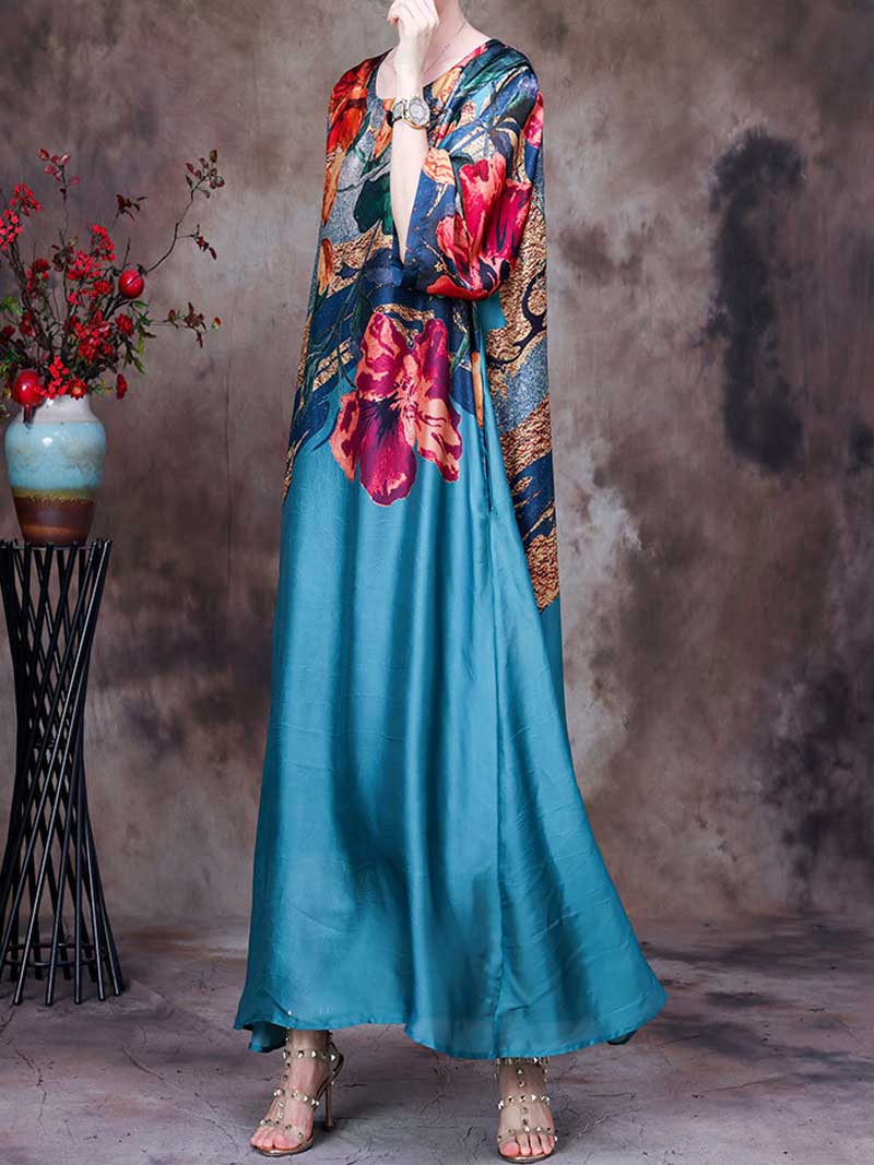 The Lazy Song Printing Maxi Dress - Image 5