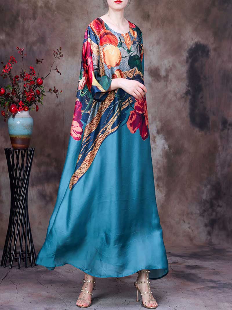 The Lazy Song Printing Maxi Dress - Image 7