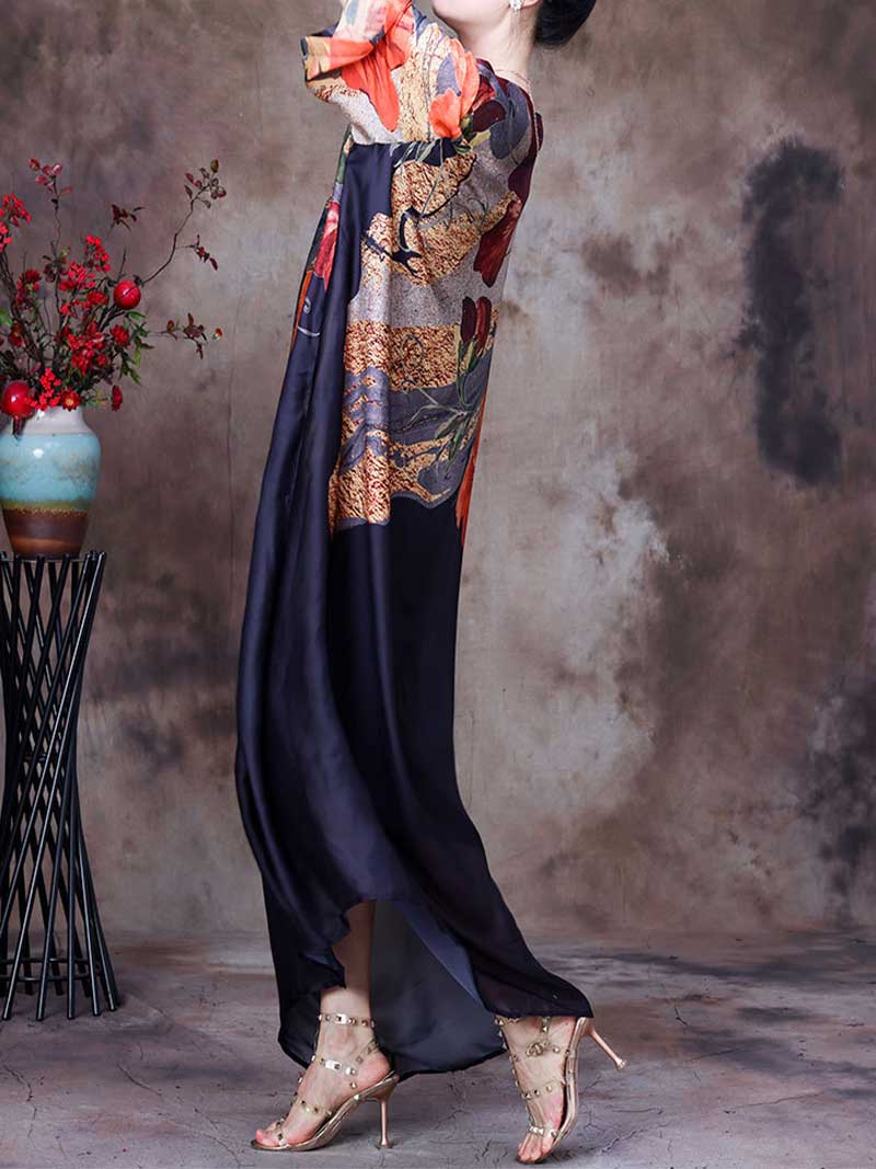 The Lazy Song Printing Maxi Dress - Image 8