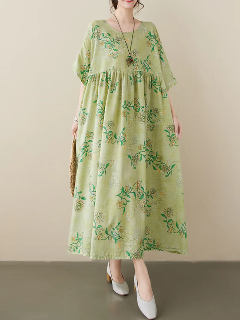 The Lost Heart Round Neck Smock Dress - Image 2