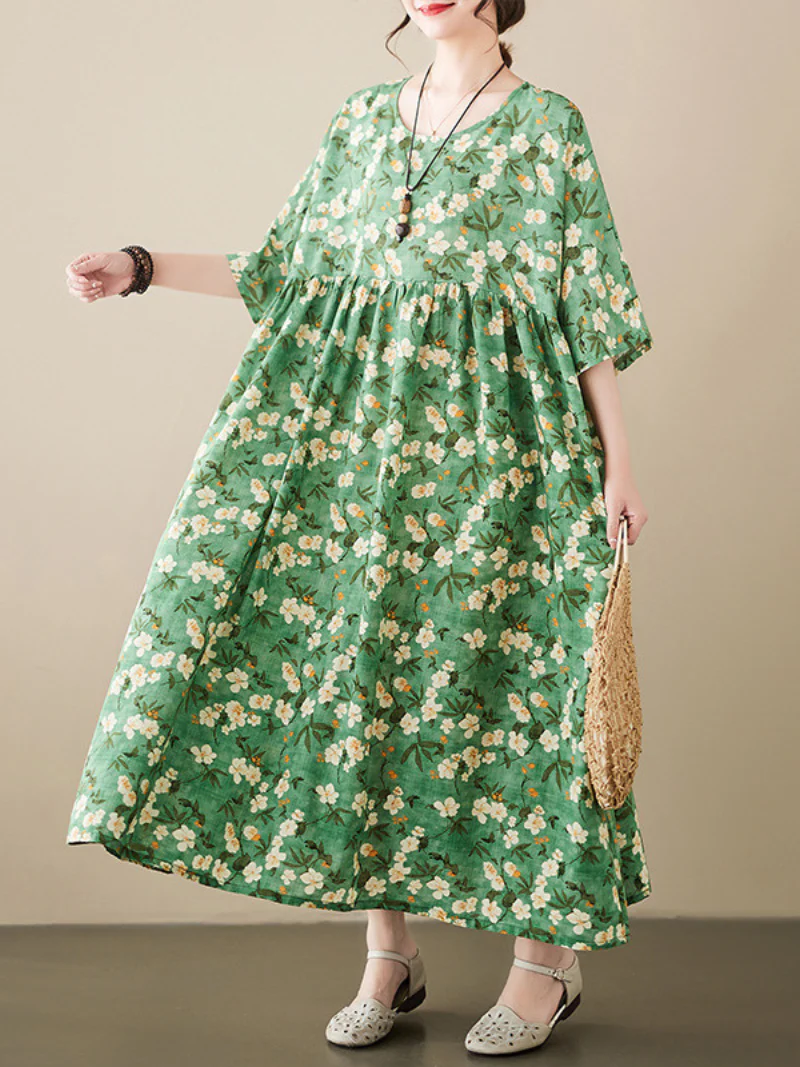 The lost heart Round Neck Smock Dress - Image 3