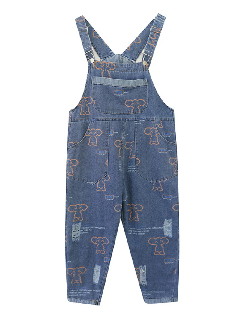 The Love Me Denim High Waist Romper - Image 4