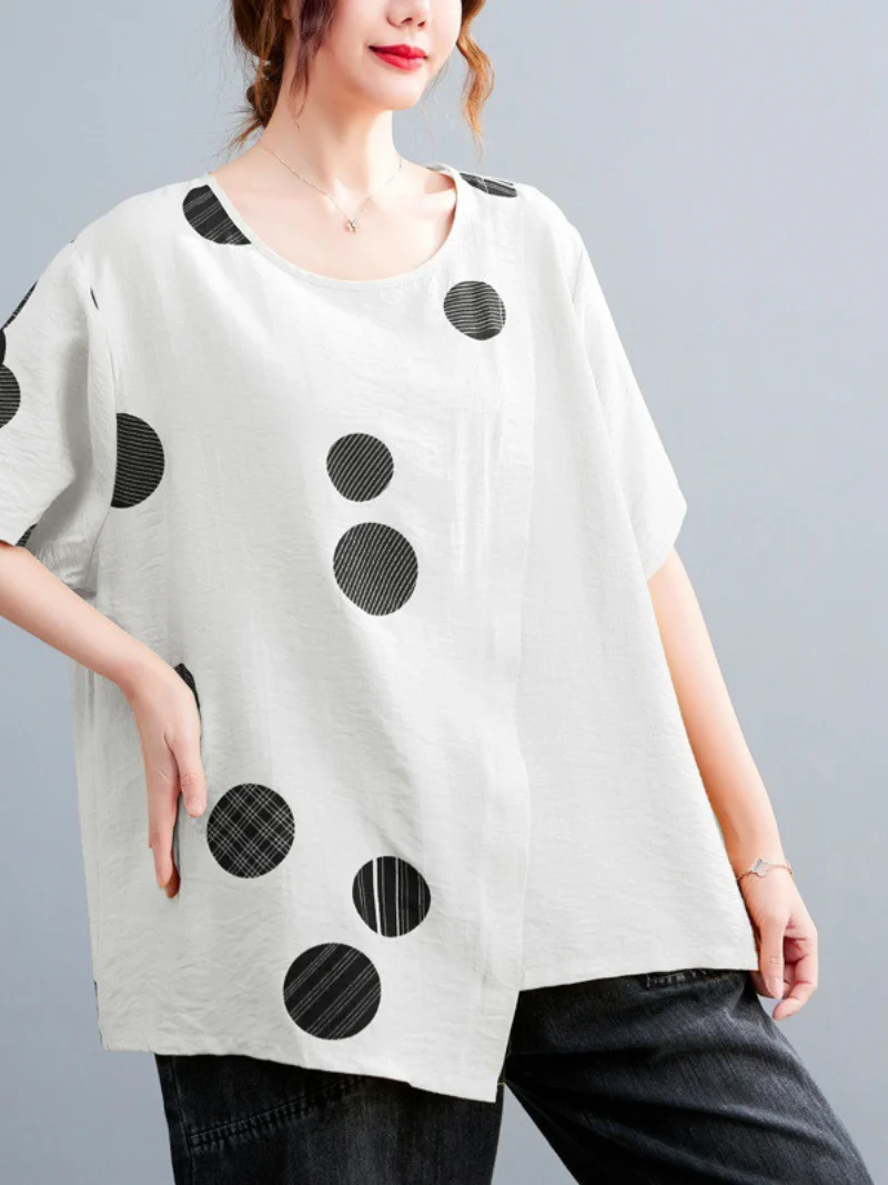 The Natural Cotton Round Neck Tops - Image 4