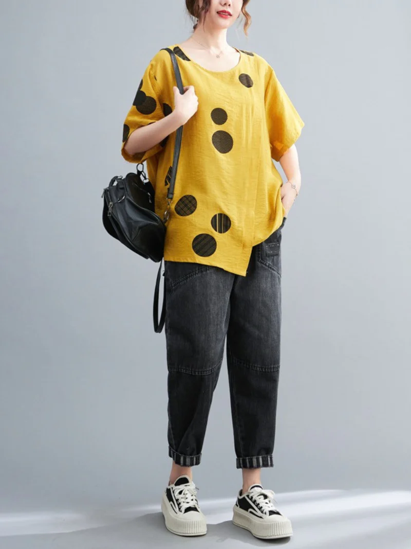 The Natural Cotton Round Neck Tops - Image 5