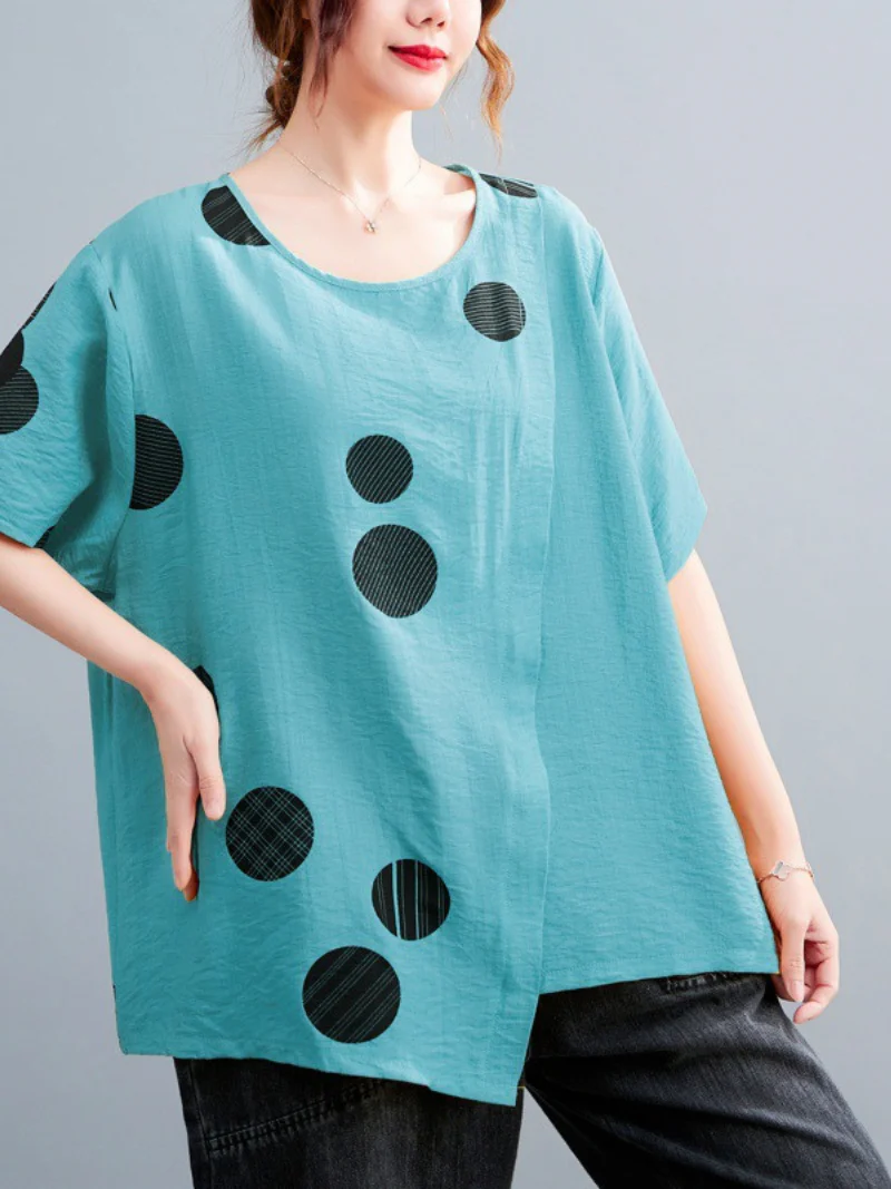 The Natural Cotton Round Neck Tops - Image 8