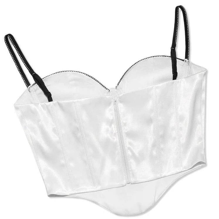 FUYUKO WHITE CORSET with STRAPS - Image 7